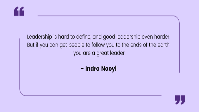 Quotes by Women Indra Nooyi