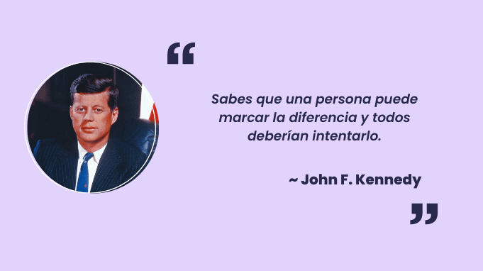 John-F-Kennedy-frases-de-reconocimiento