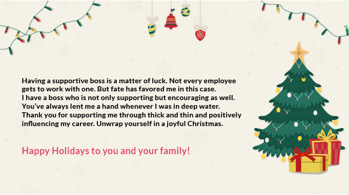 23 Thoughtful And Unique Christmas Wishes For Boss