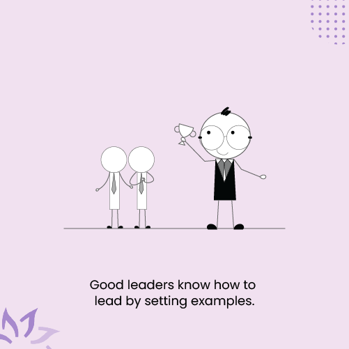 The-leader-is-setting-an-example-for-the-employees-to-follow.