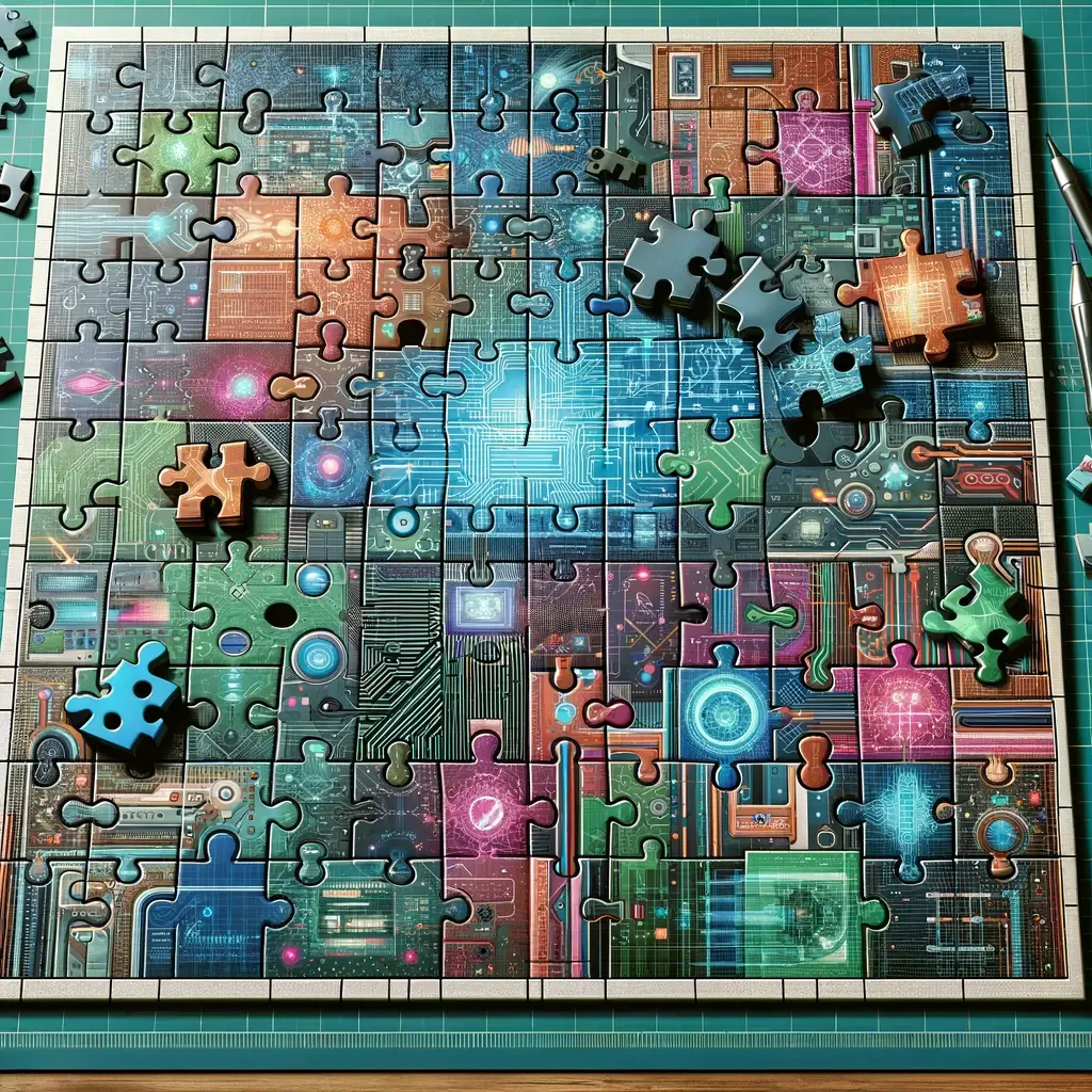 tech theme puzzle